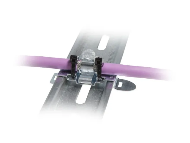 EMC Shield Clamps - DIN Rail