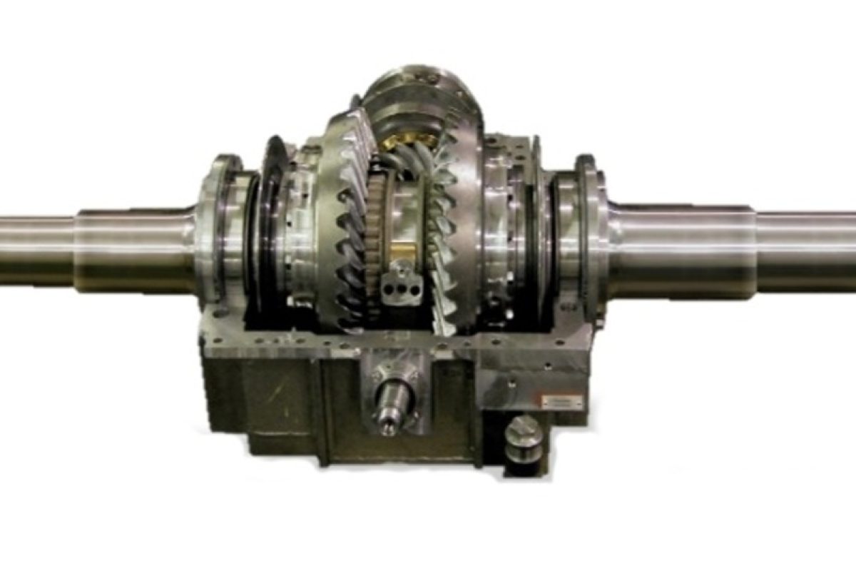 Bevel gearbox shiftable reverse