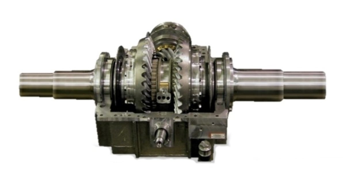 Bevel gearbox shiftable reverse